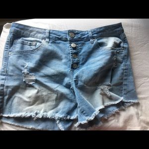 Denim shorts
